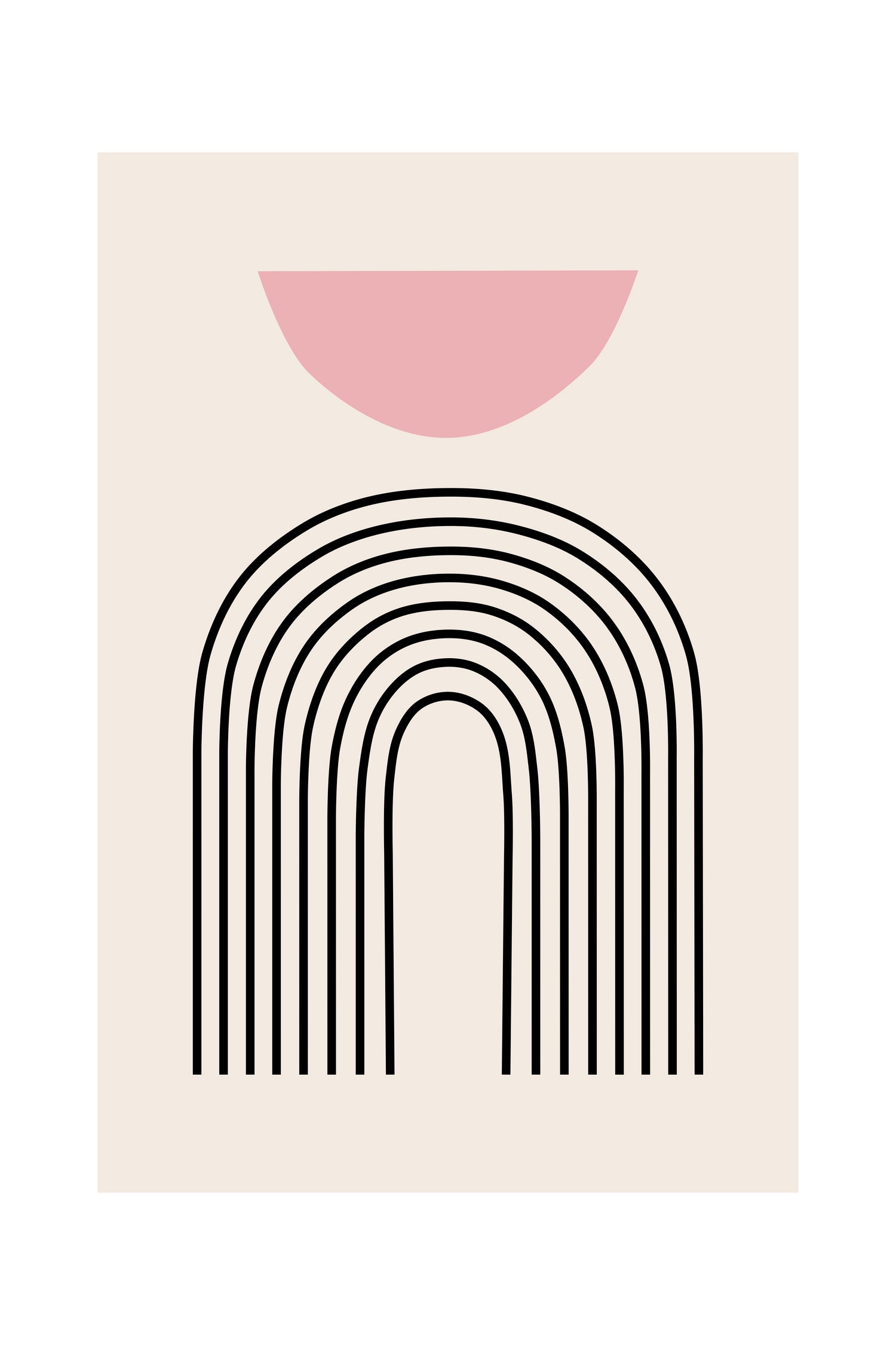 Pink Boho by Clicart Studio on GIANT ART