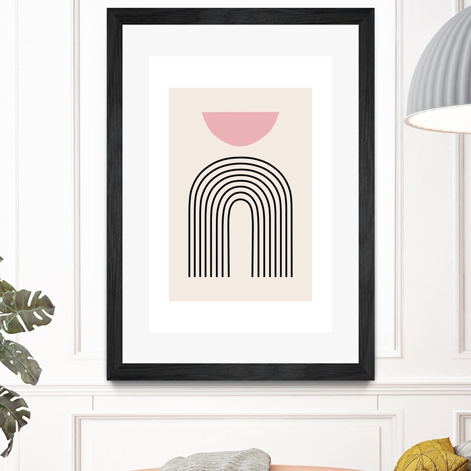 Pink Boho by M Studio on GIANT ART - beige scandinavian