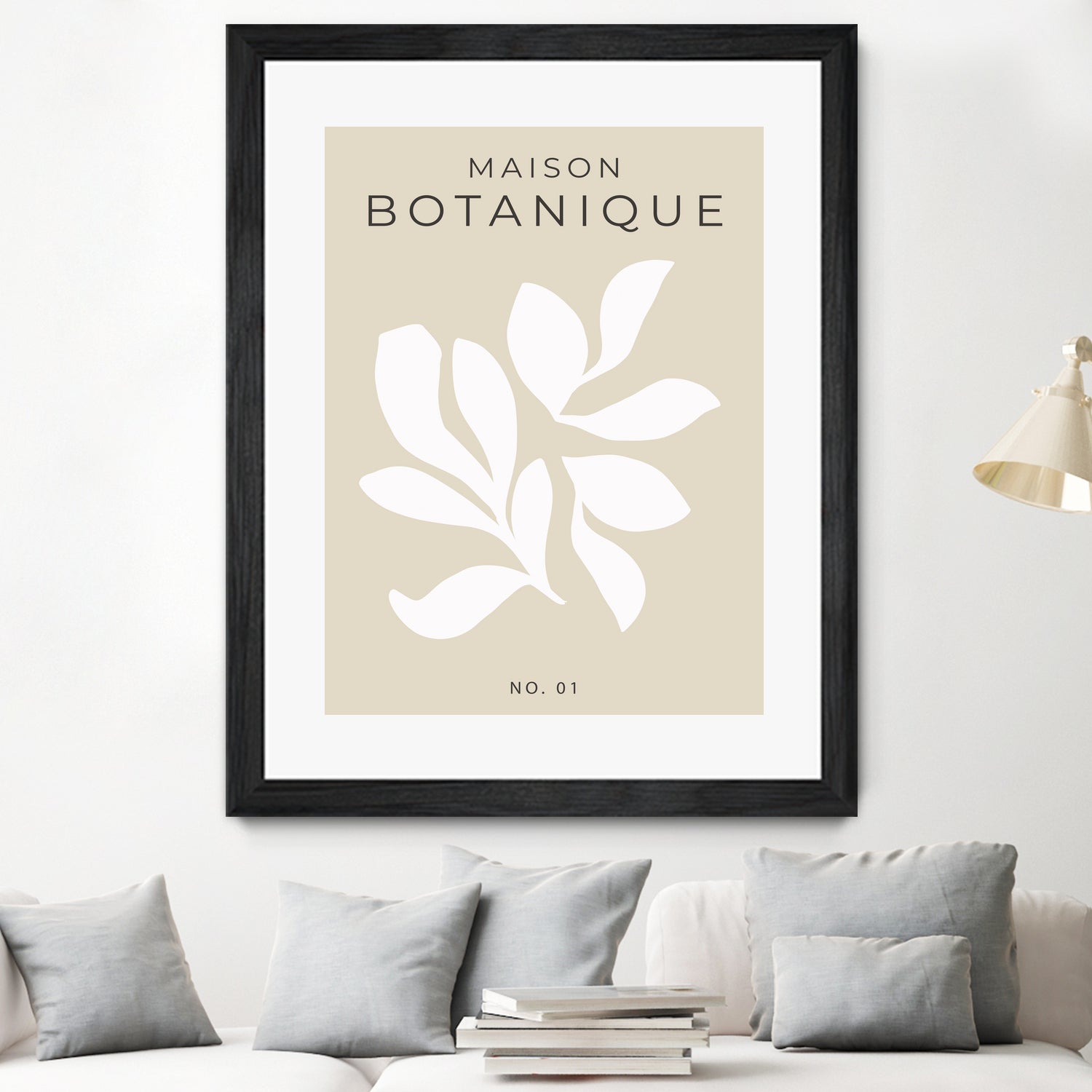 Maison Botanique No.1 by M Studio on GIANT ART - beige flowers