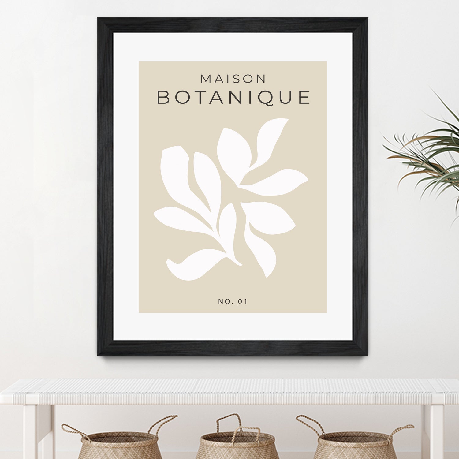 Maison Botanique No.1 by M Studio on GIANT ART - beige flowers
