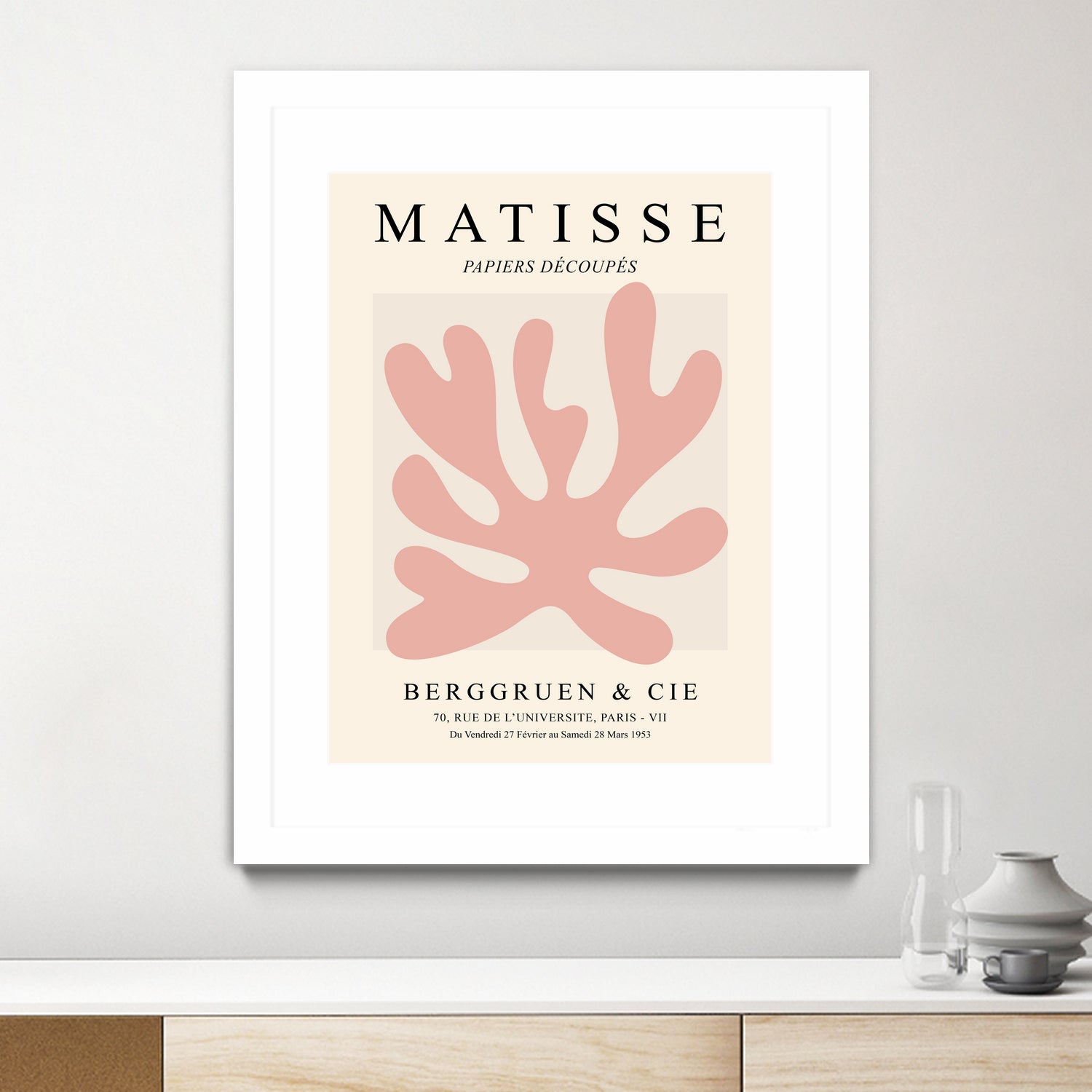 Pink Cut Outs by M Studio on GIANT ART - pink cutouts