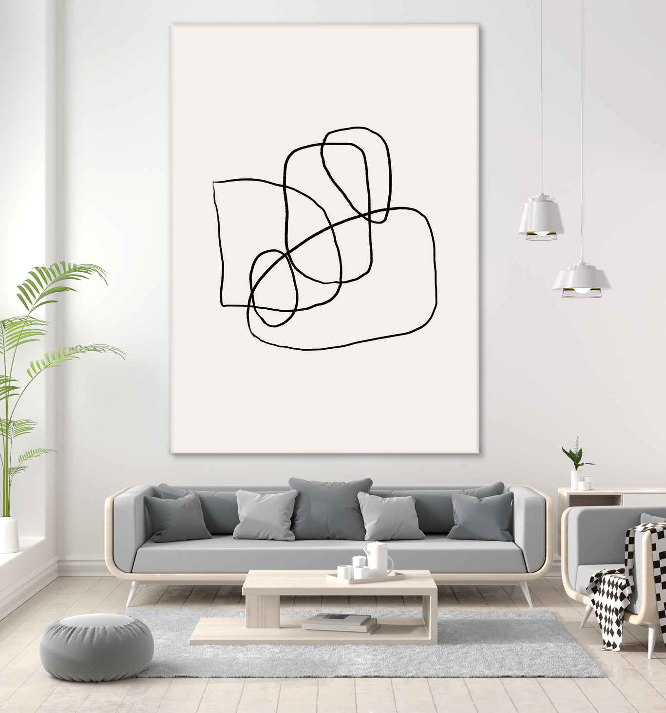 Simple lines by Clicart Studio on GIANT ART