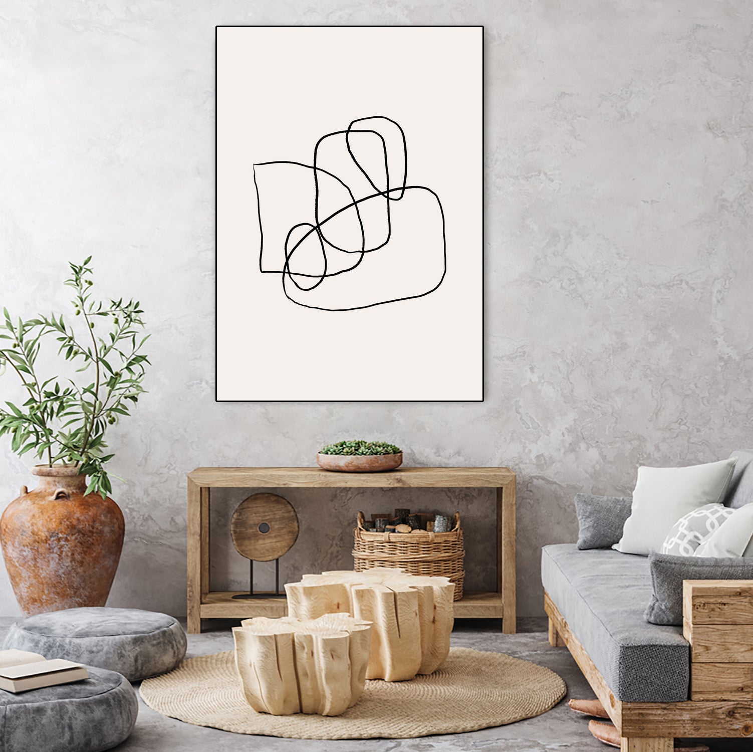 Simple lines by Clicart Studio on GIANT ART