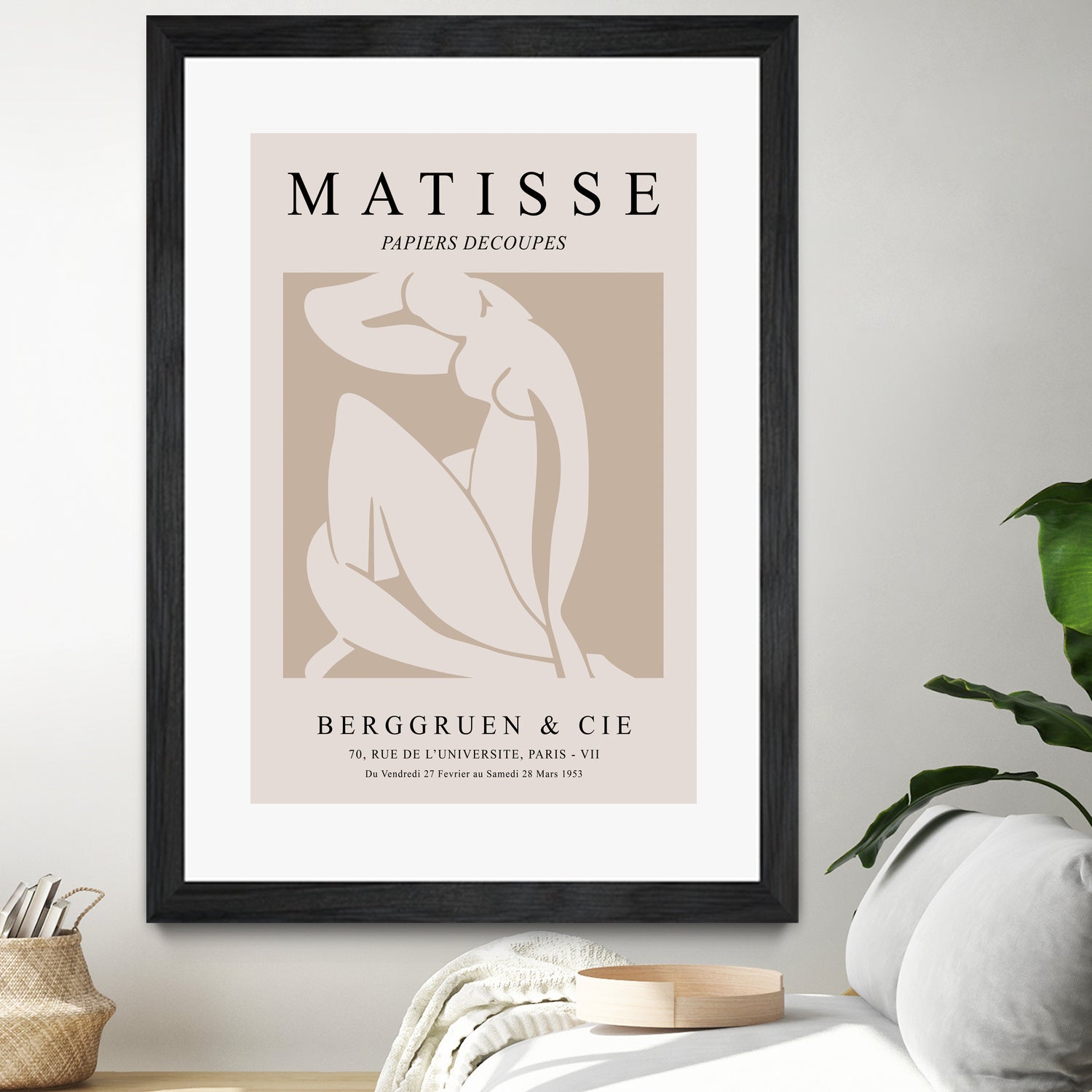 Nude Figure, Beige by M Studio on GIANT ART - beige