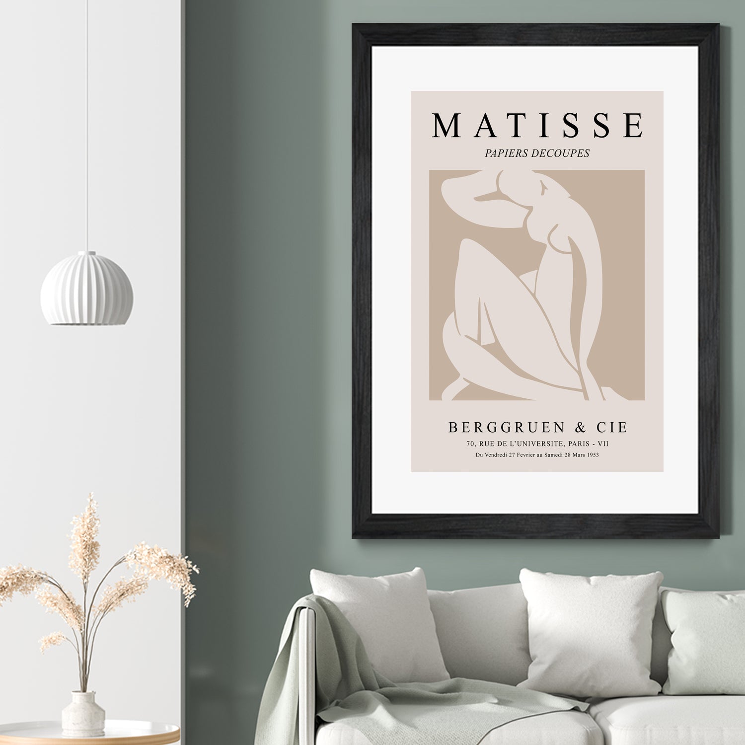 Nude Figure, Beige by M Studio on GIANT ART - beige