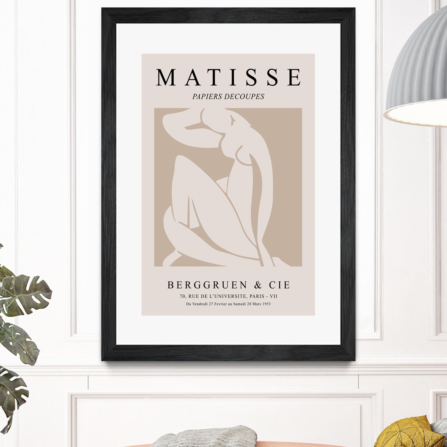 Nude Figure, Beige by M Studio on GIANT ART - beige