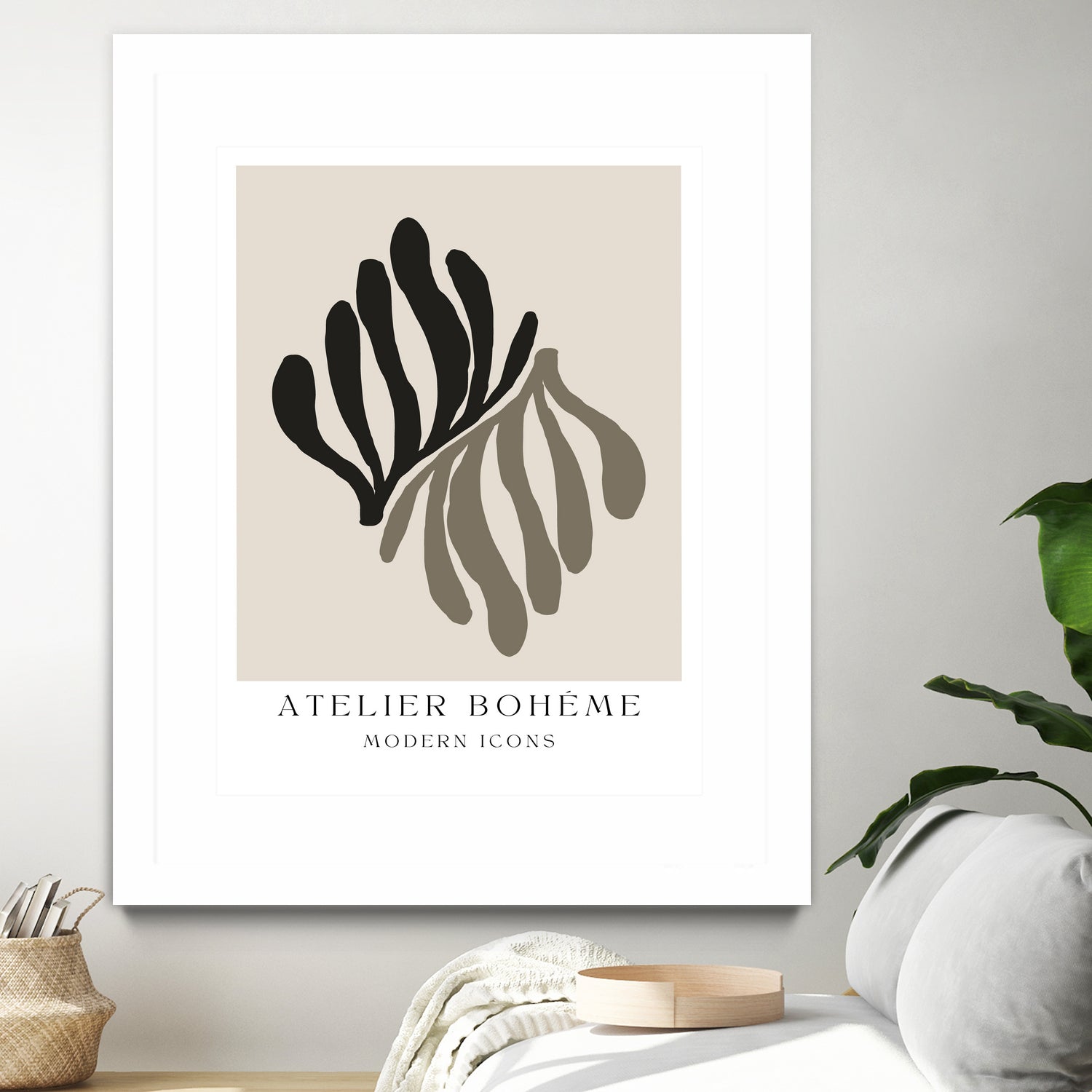 Atelier Bohème No.1 by M Studio on GIANT ART - beige scandinavian