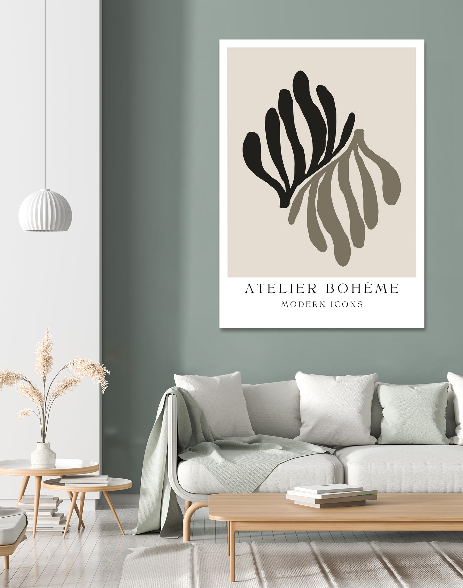 Atelier Bohème No.1 by M Studio on GIANT ART - beige scandinavian