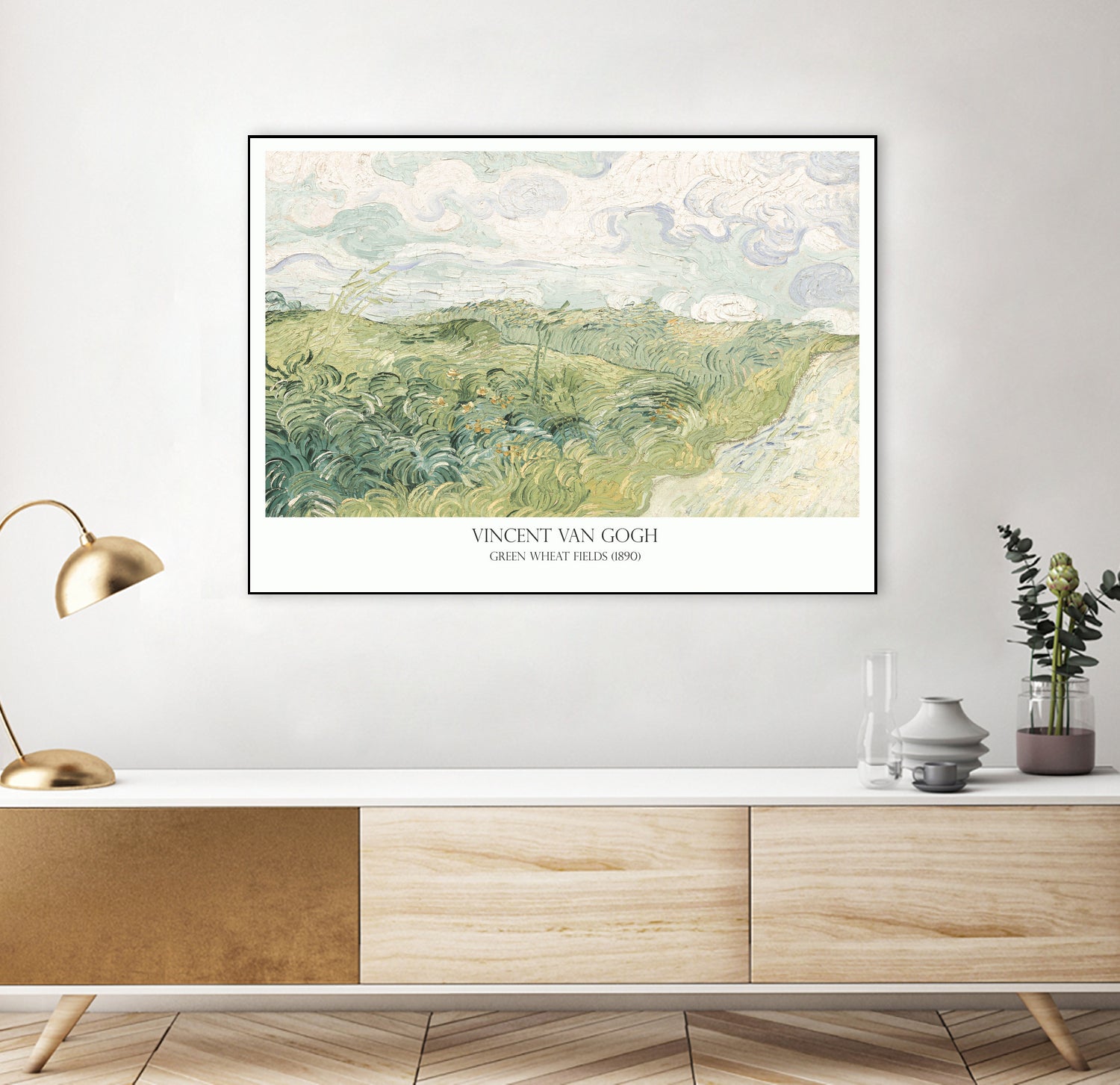 Green Wheat fields by Vincent Van Gogh on GIANT ART