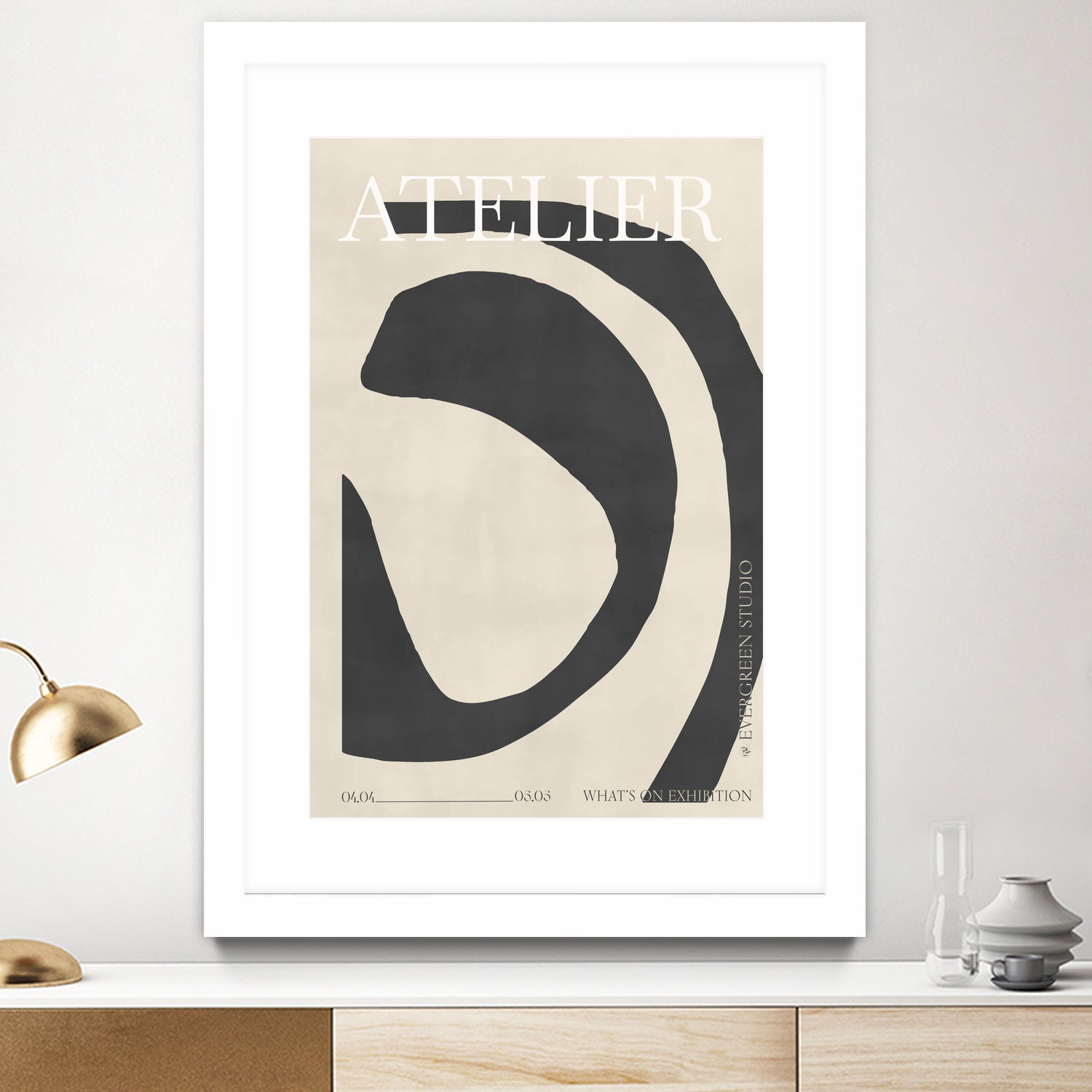 L'Atelier by M Studio on GIANT ART - beige scandinavian