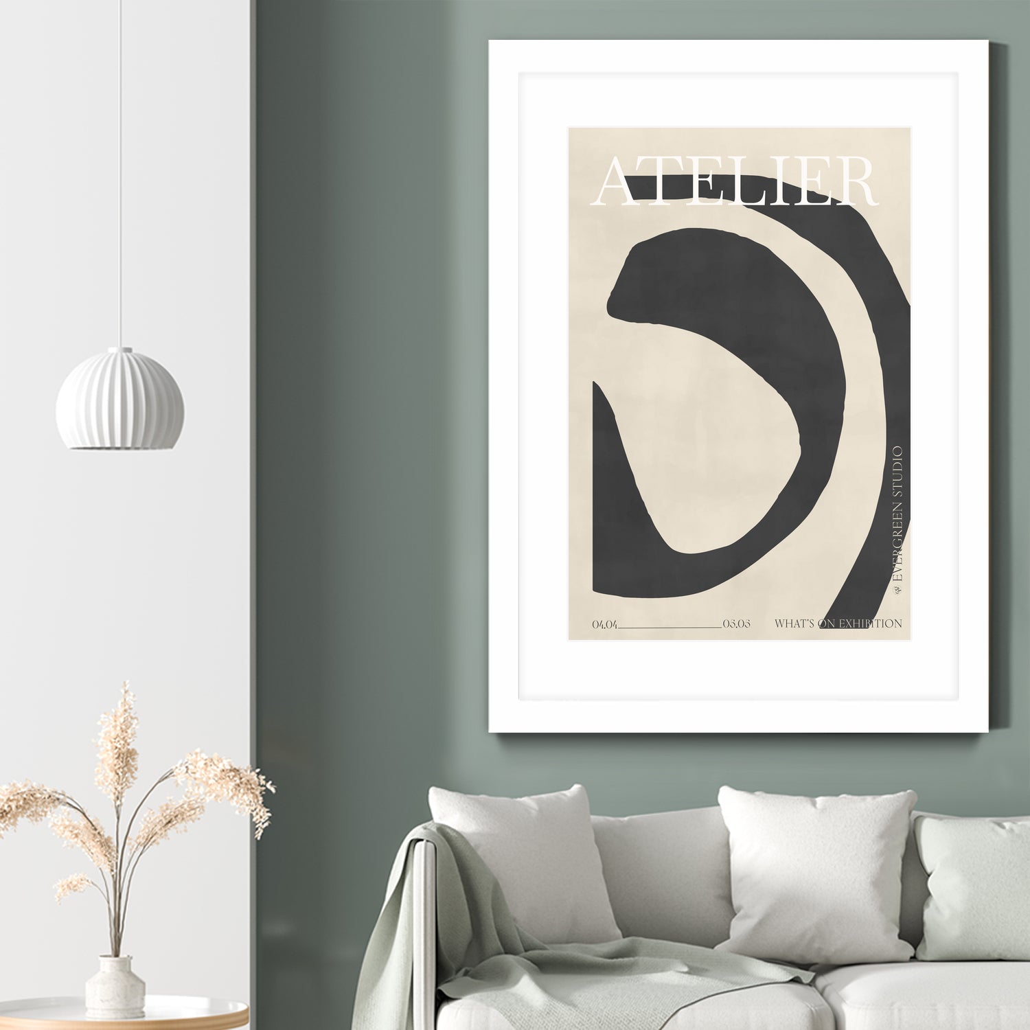 L'Atelier by M Studio on GIANT ART - beige scandinavian