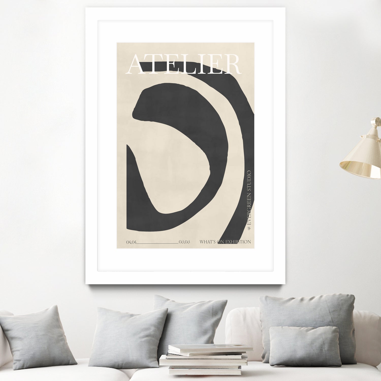 L'Atelier by M Studio on GIANT ART - beige scandinavian