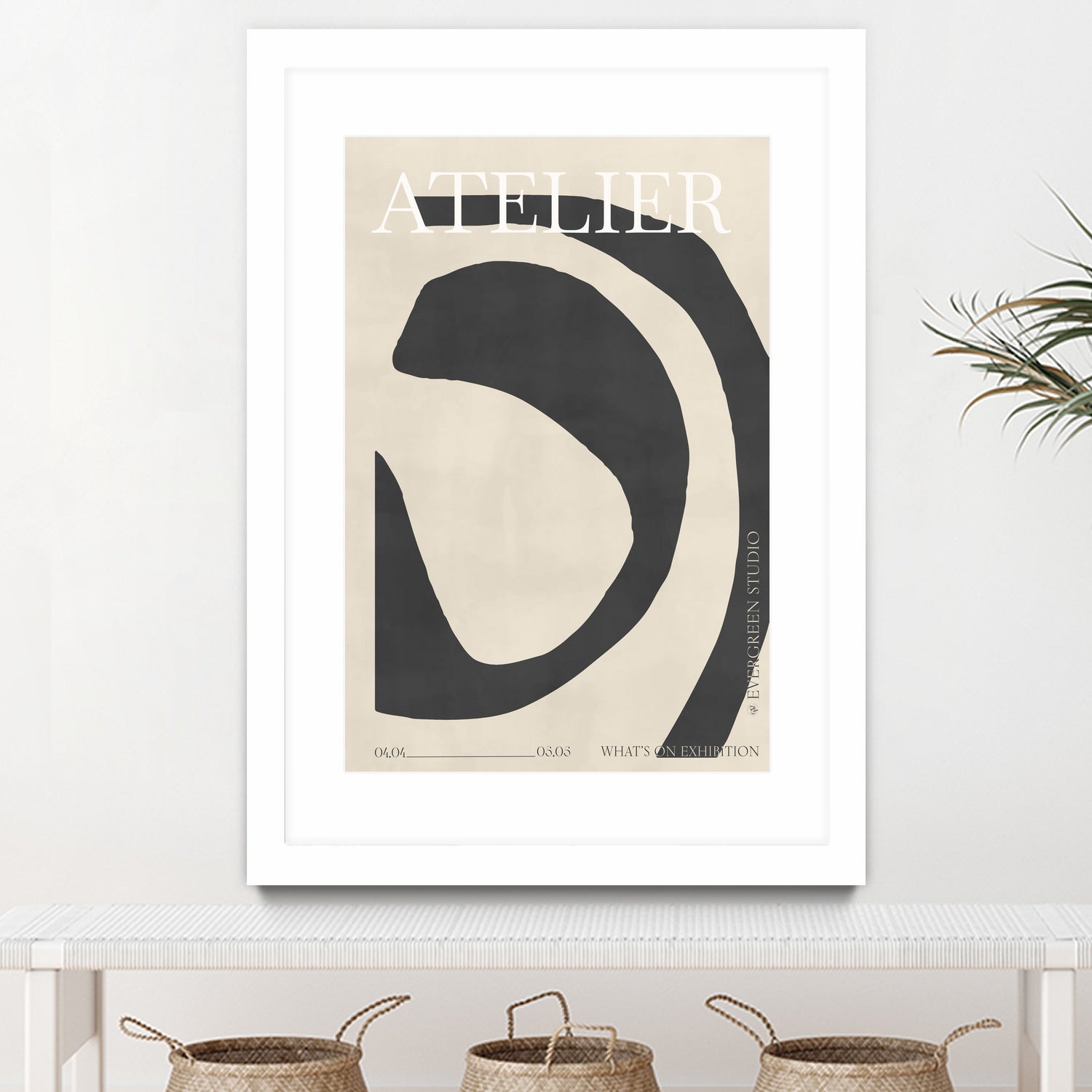 L'Atelier by M Studio on GIANT ART - beige scandinavian