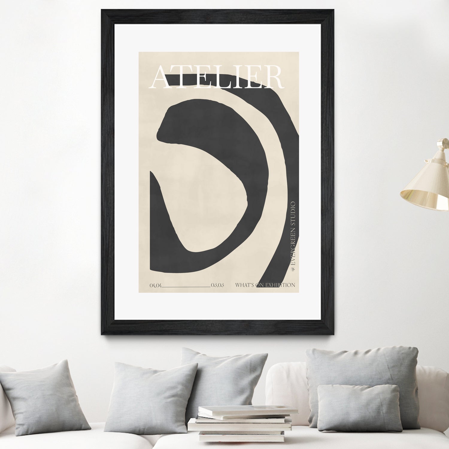 L'Atelier by M Studio on GIANT ART - beige scandinavian