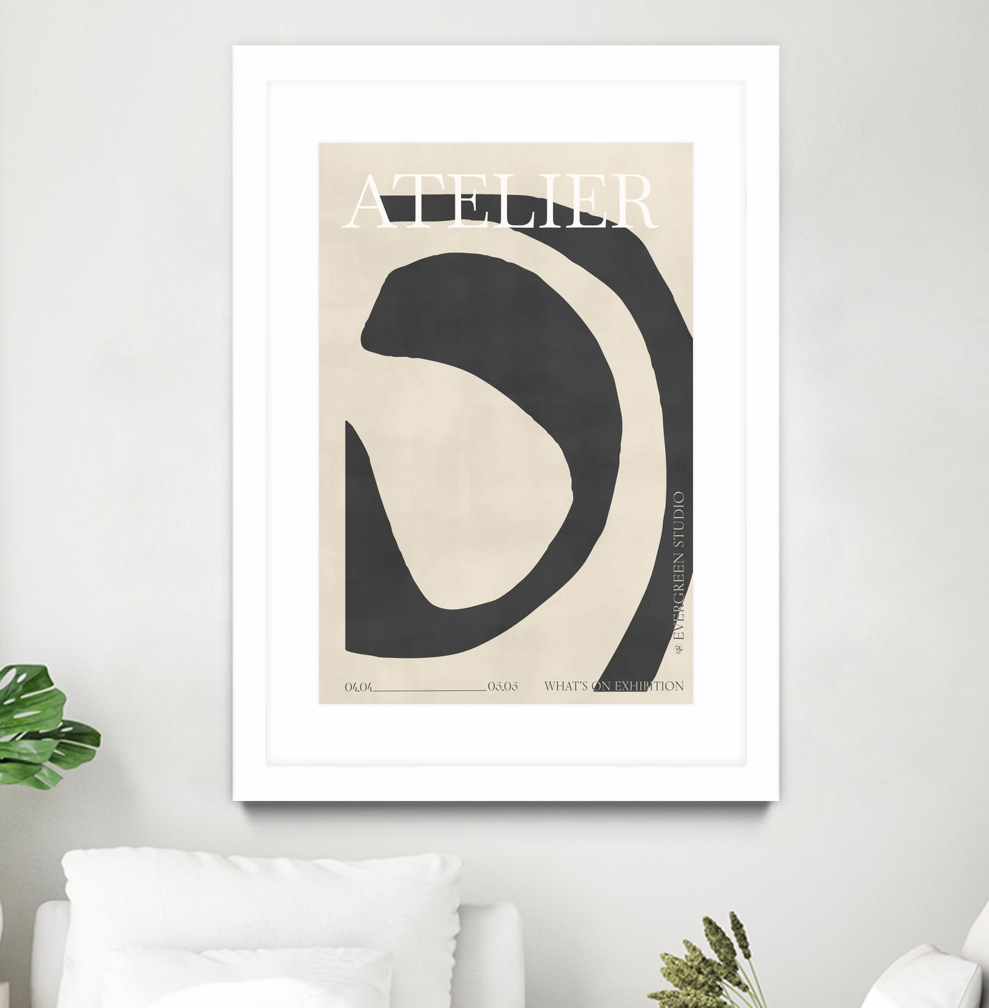 L'Atelier by M Studio on GIANT ART - beige scandinavian