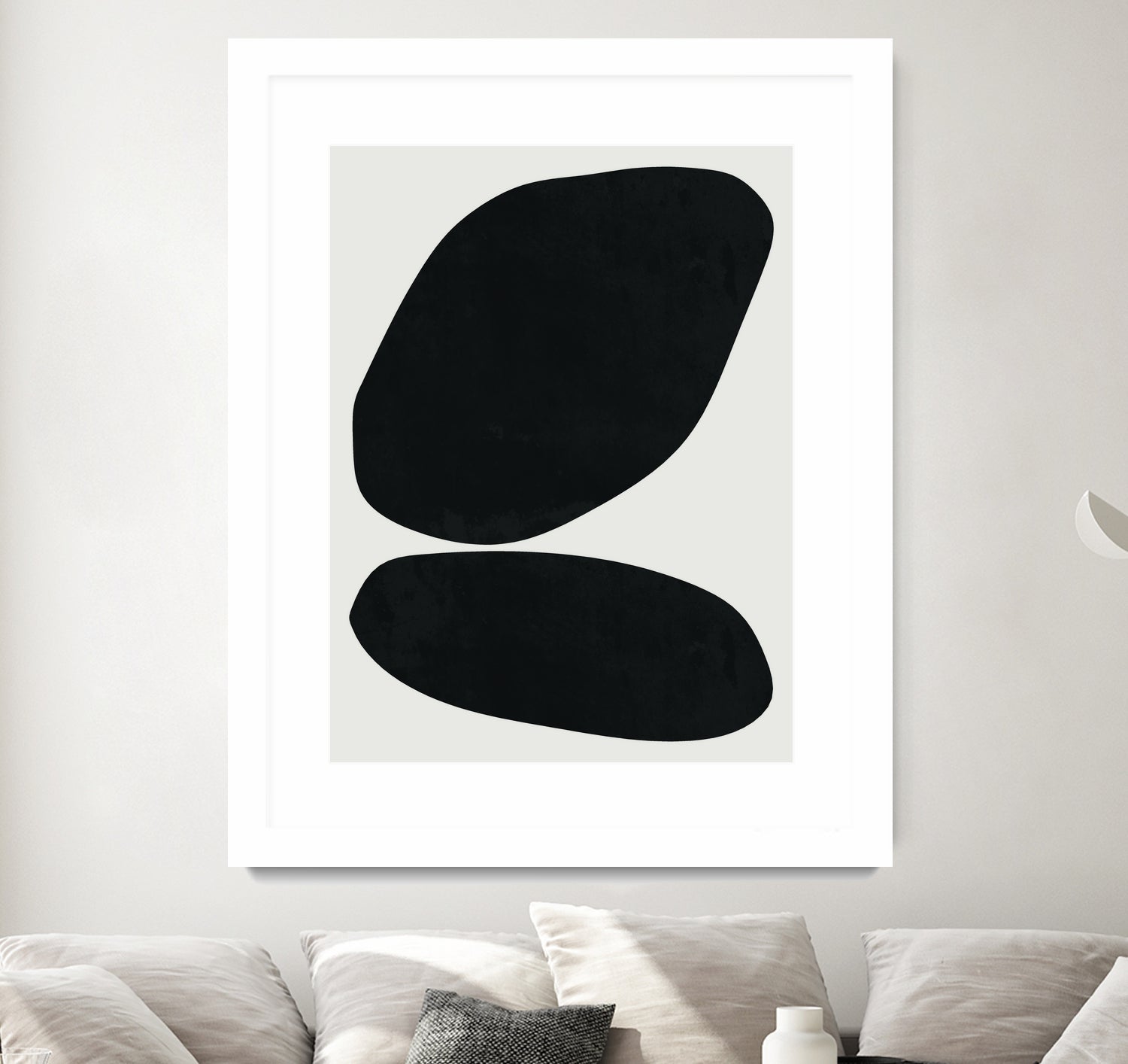 Black Abstract II by M Studio on GIANT ART - black scandinavian