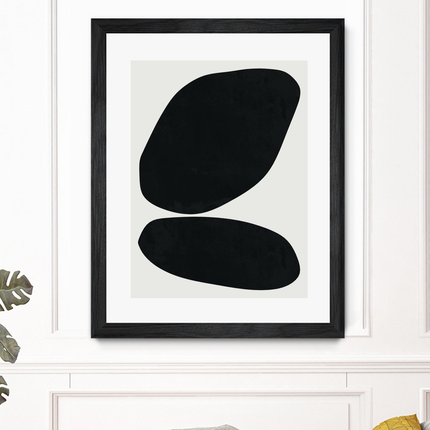 Black Abstract II by M Studio on GIANT ART - black scandinavian