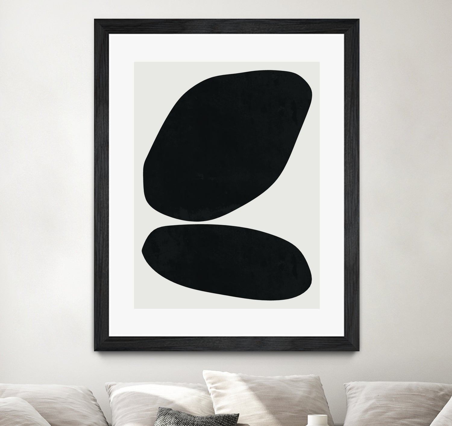 Black Abstract II by M Studio on GIANT ART - black scandinavian
