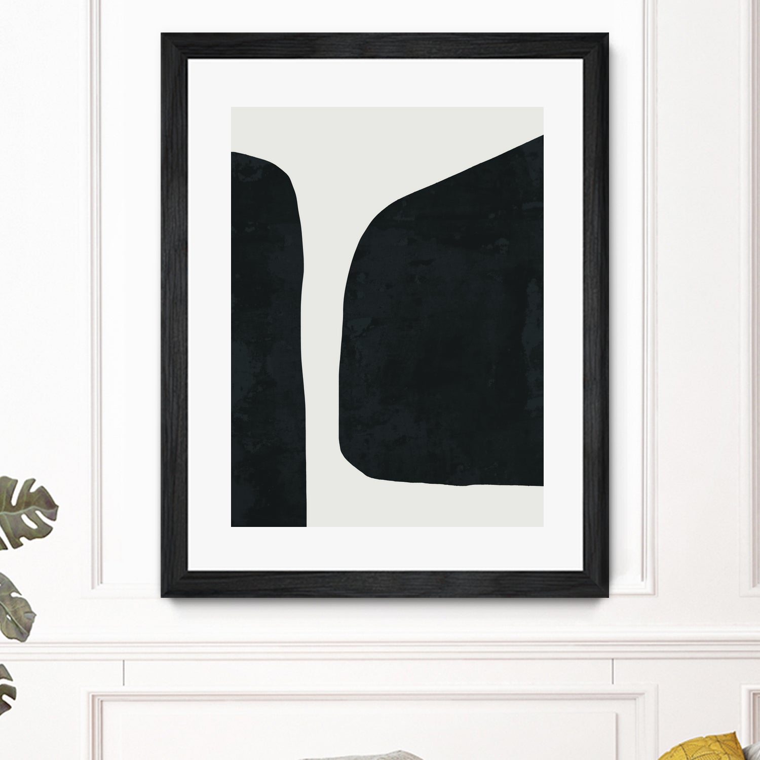 Black Abstract by M Studio on GIANT ART - black scandinavian