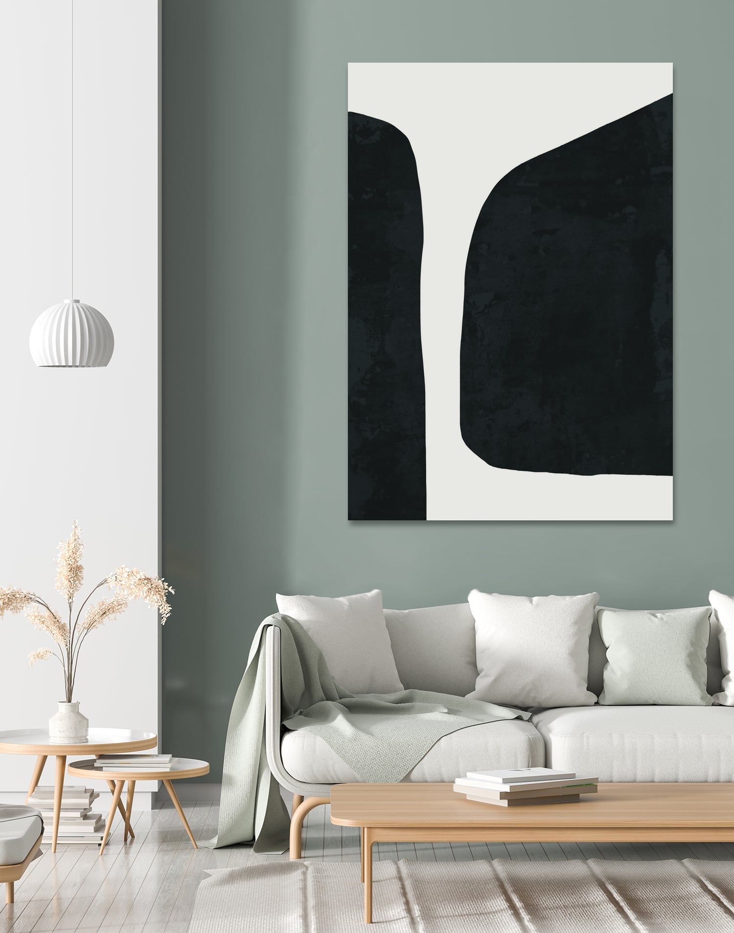 Black Abstract by M Studio on GIANT ART - black scandinavian