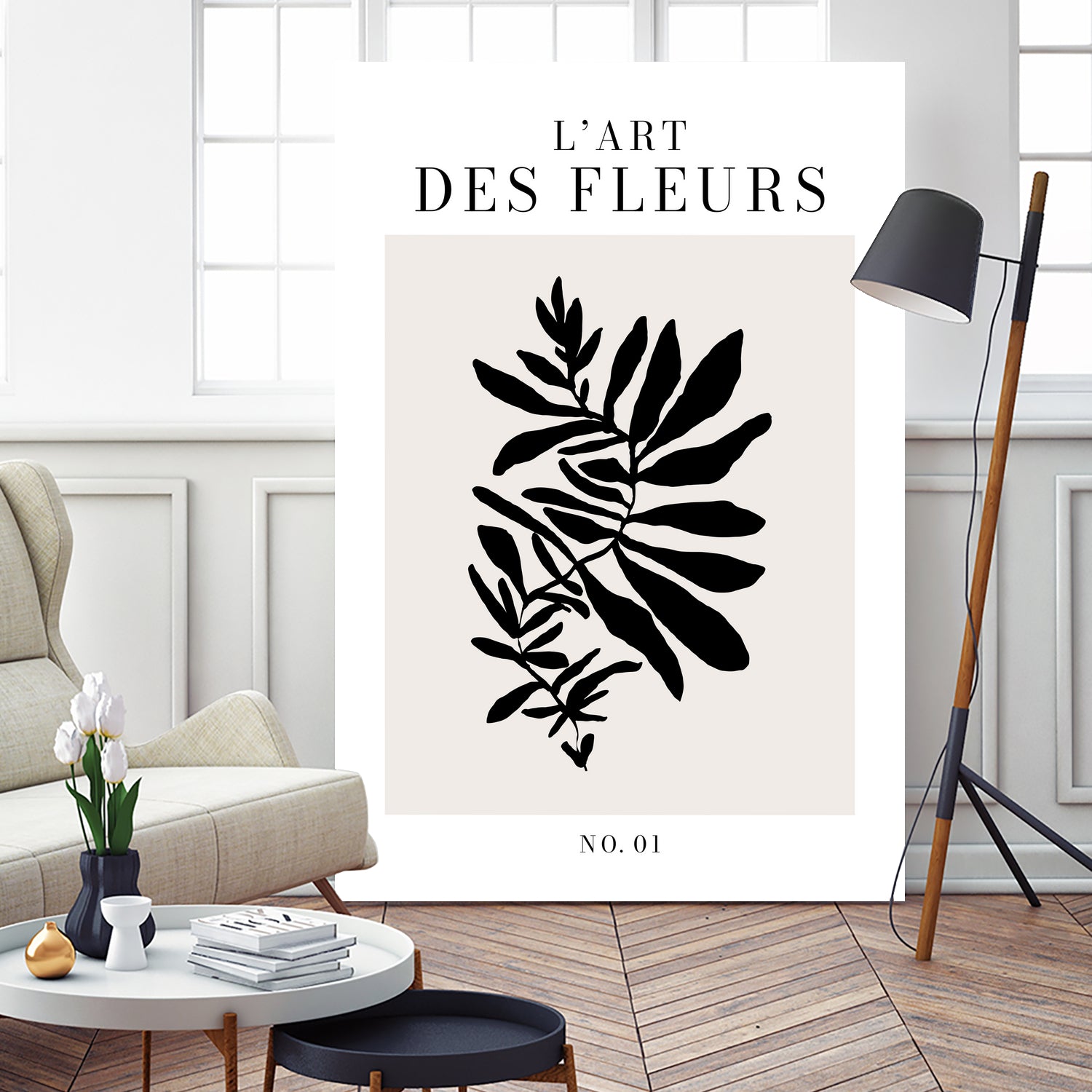 L'art de fleurs by Clicart Studio on GIANT ART