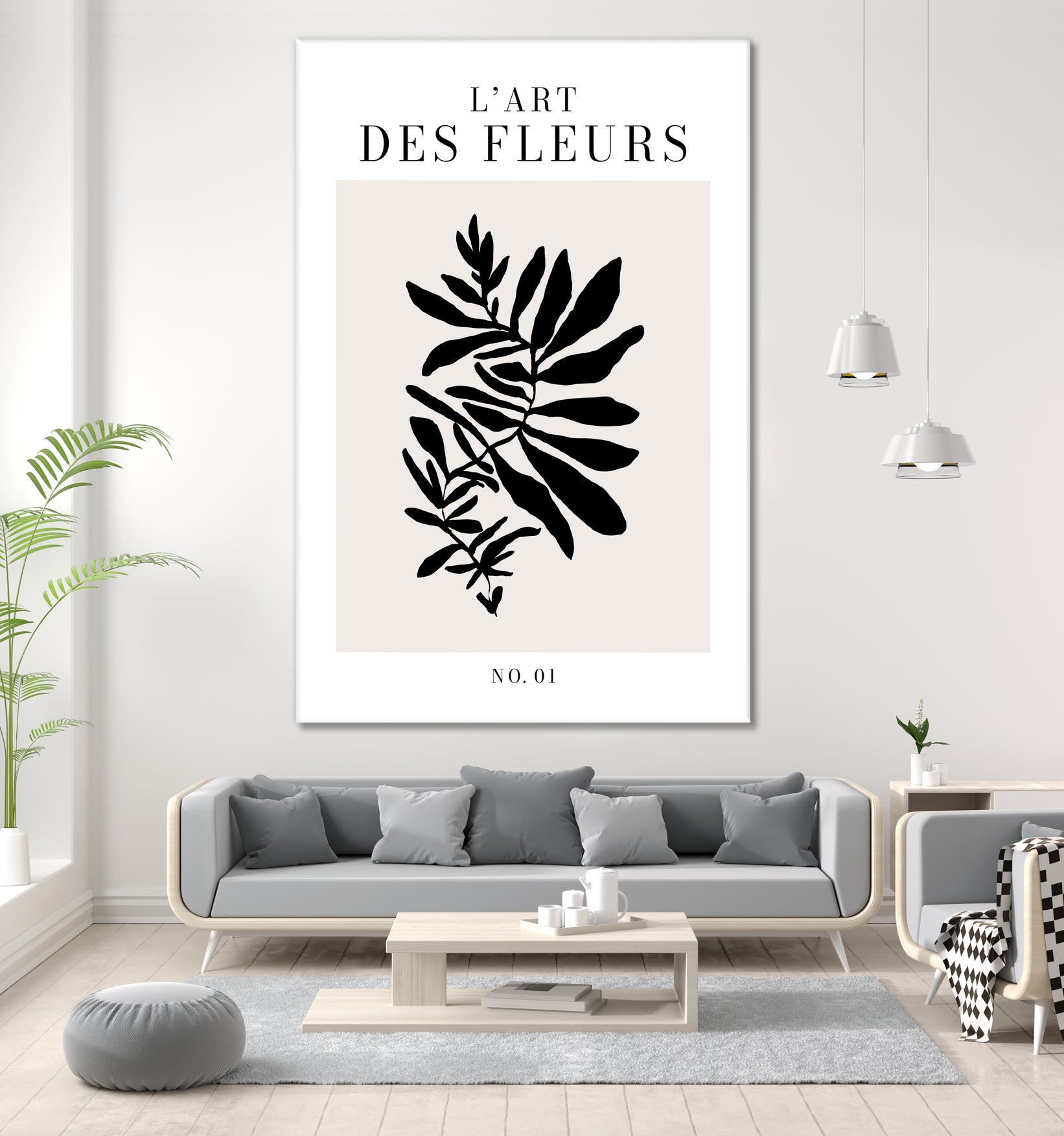 L'art de fleurs by Clicart Studio on GIANT ART