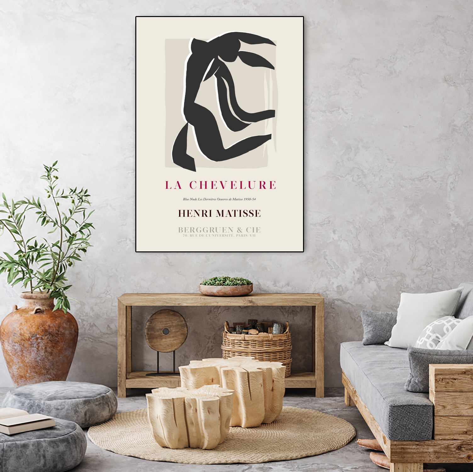 La Chevelure by Matisse on GIANT ART