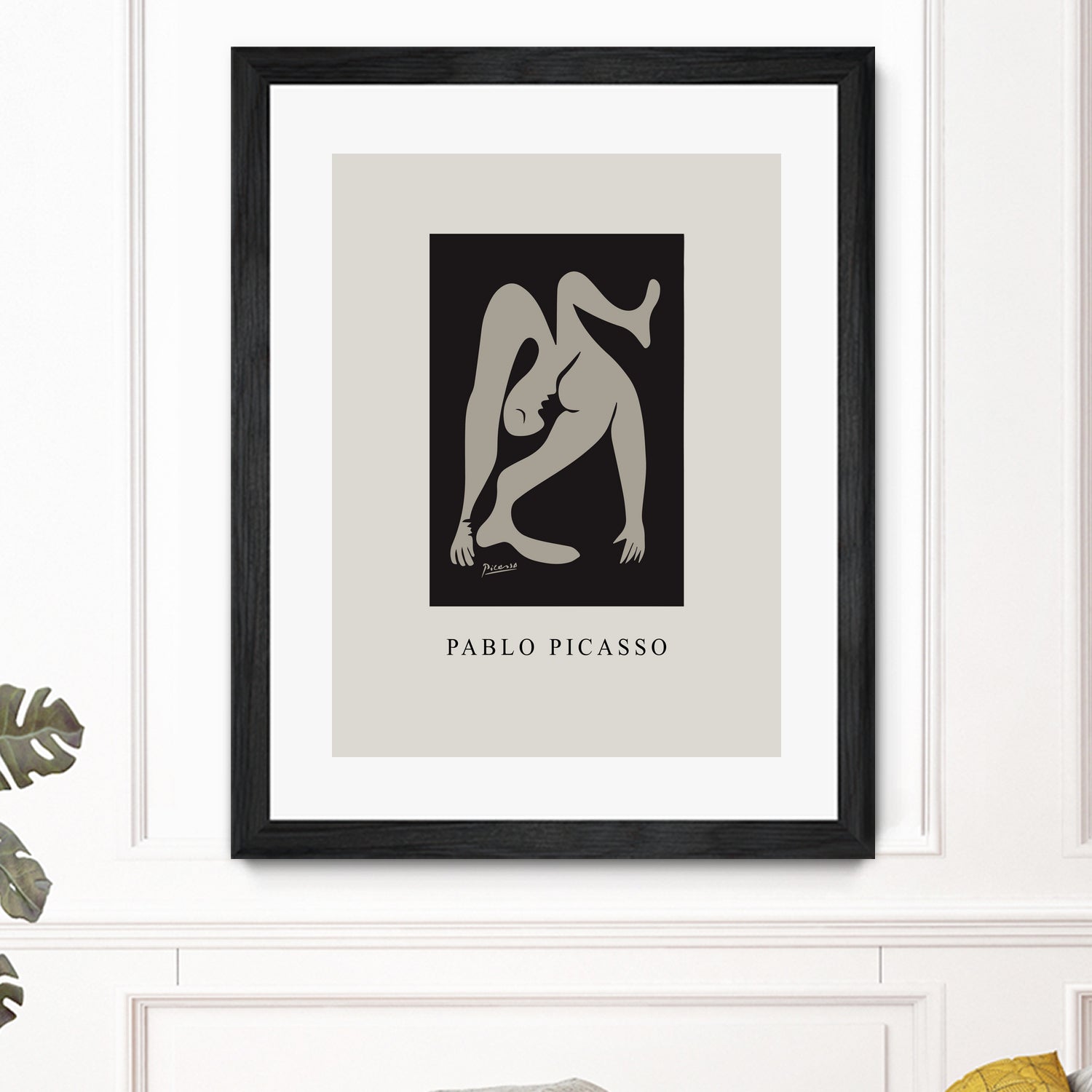 Pablo's Inspiration by M Studio on GIANT ART - beige mid century