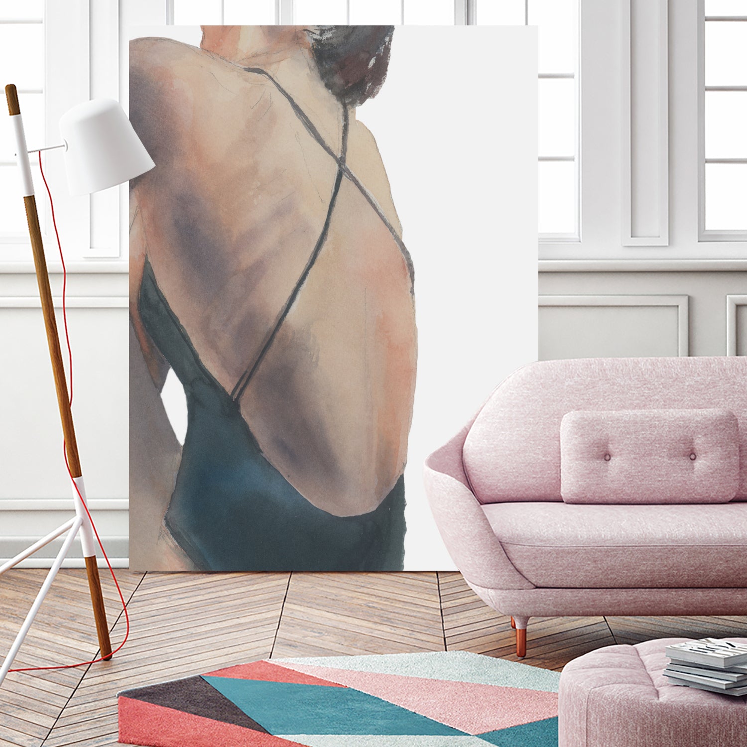 Le Dos by M Studio on GIANT ART - woman