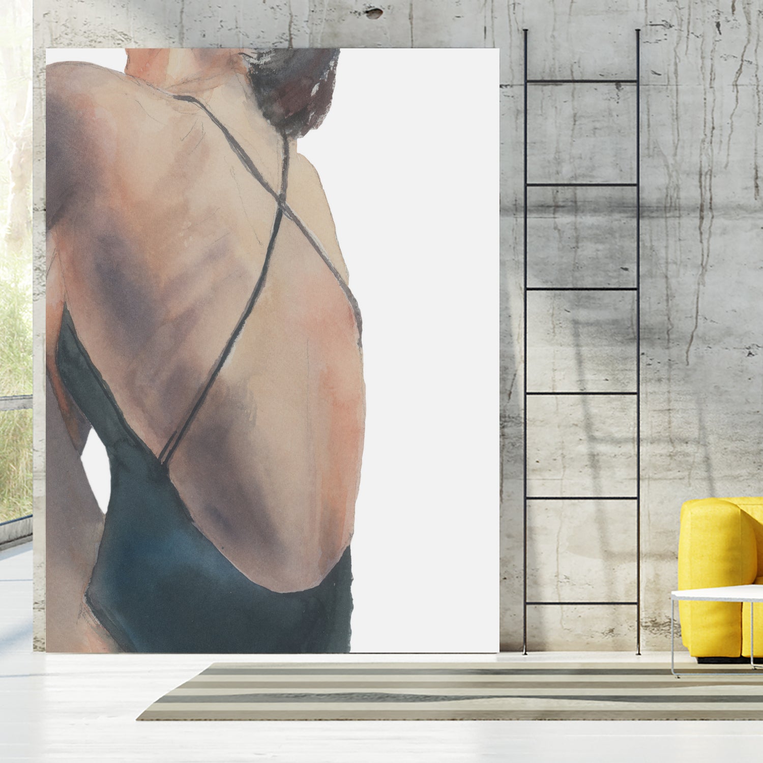 Le Dos by M Studio on GIANT ART - woman