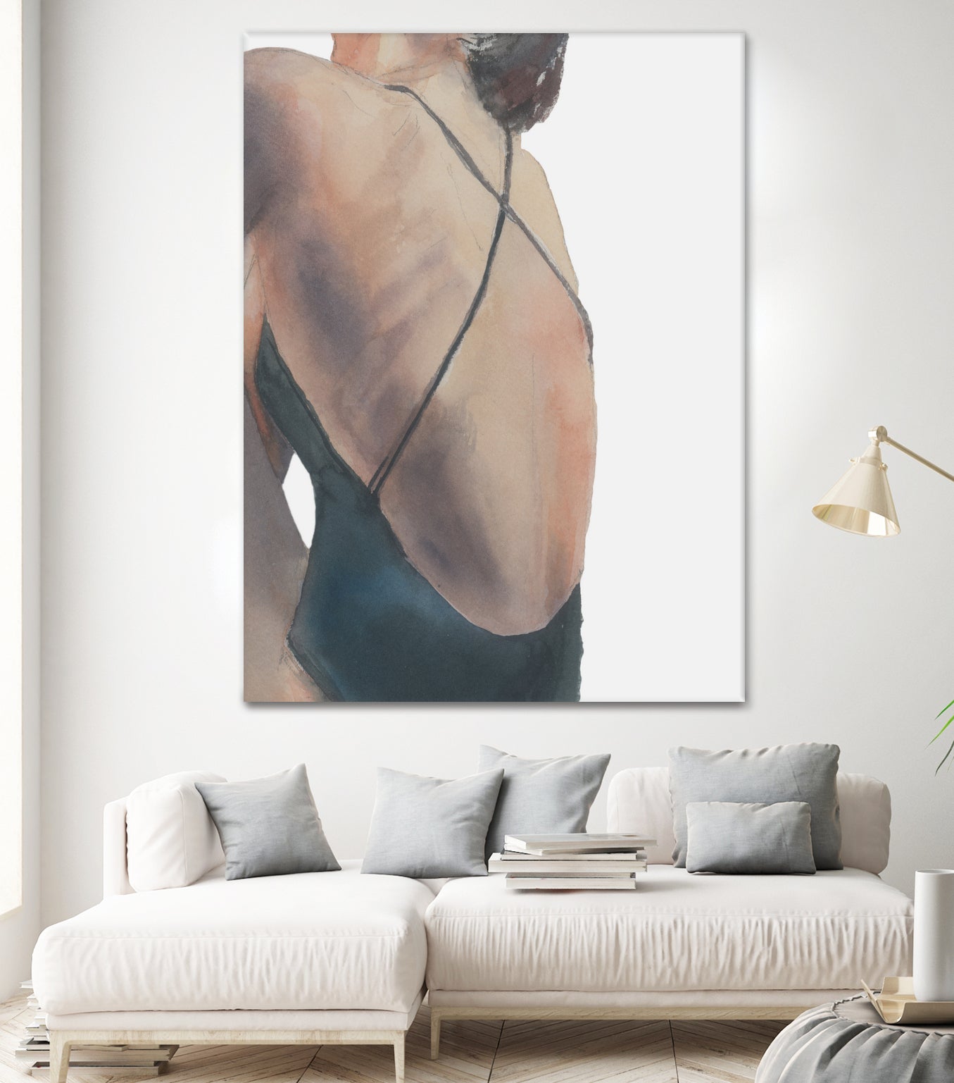 Le Dos by M Studio on GIANT ART - woman