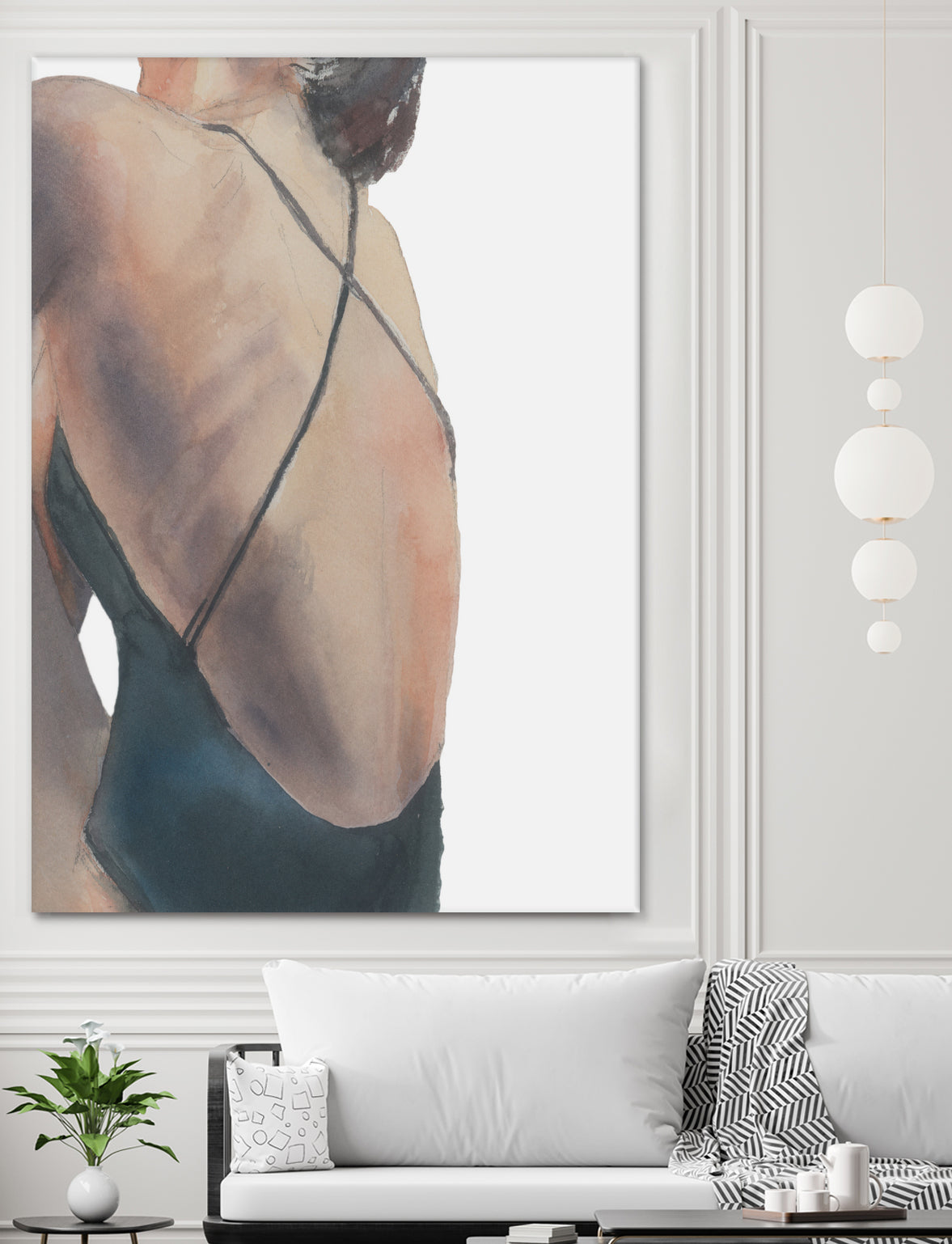 Le Dos by M Studio on GIANT ART - woman