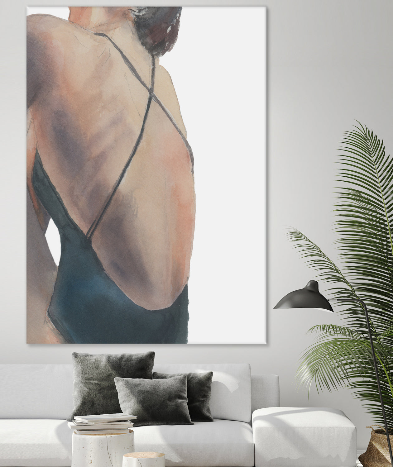 Le Dos by M Studio on GIANT ART - woman