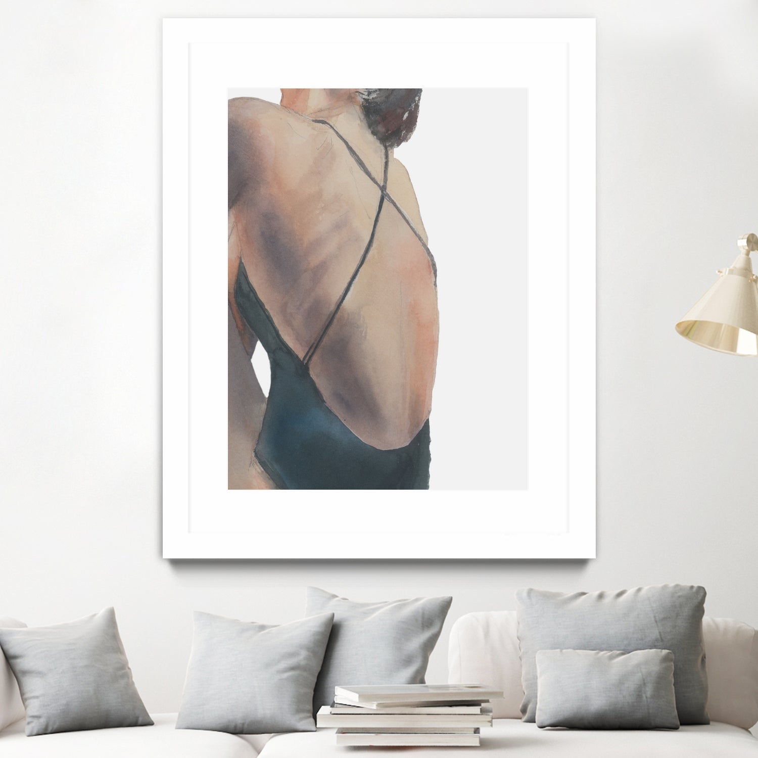 Le Dos by M Studio on GIANT ART - woman