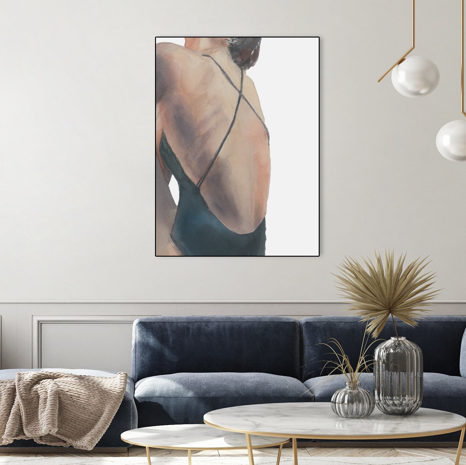 Le Dos by M Studio on GIANT ART - woman