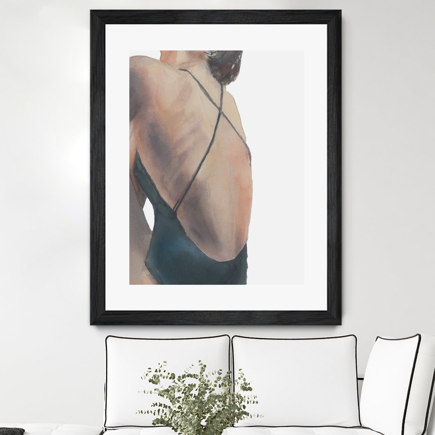 Le Dos by M Studio on GIANT ART - woman