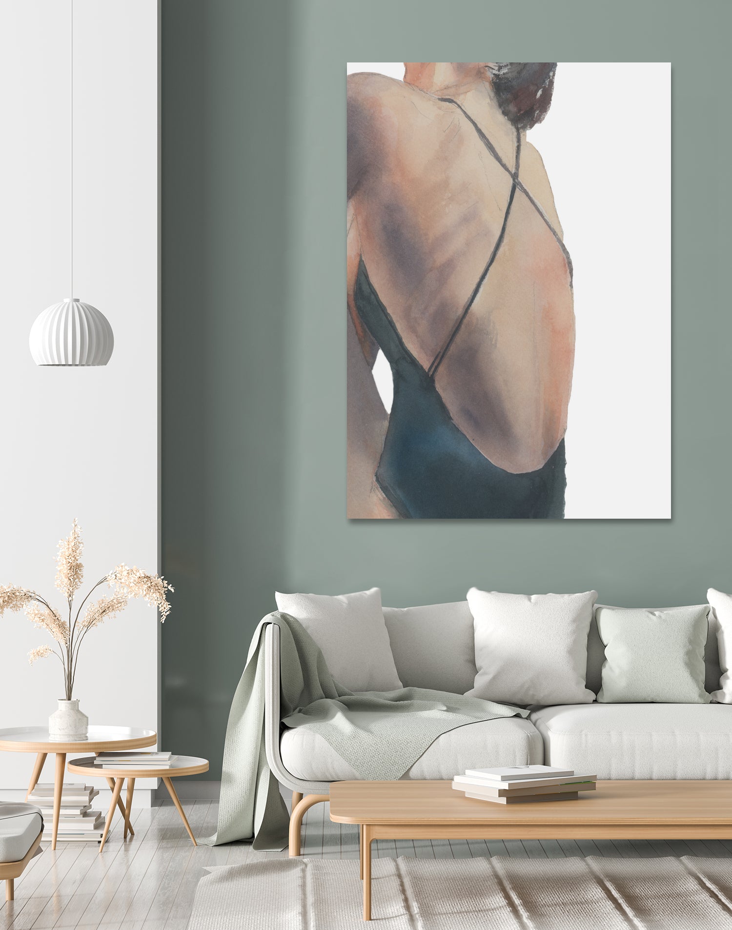 Le Dos by M Studio on GIANT ART - woman