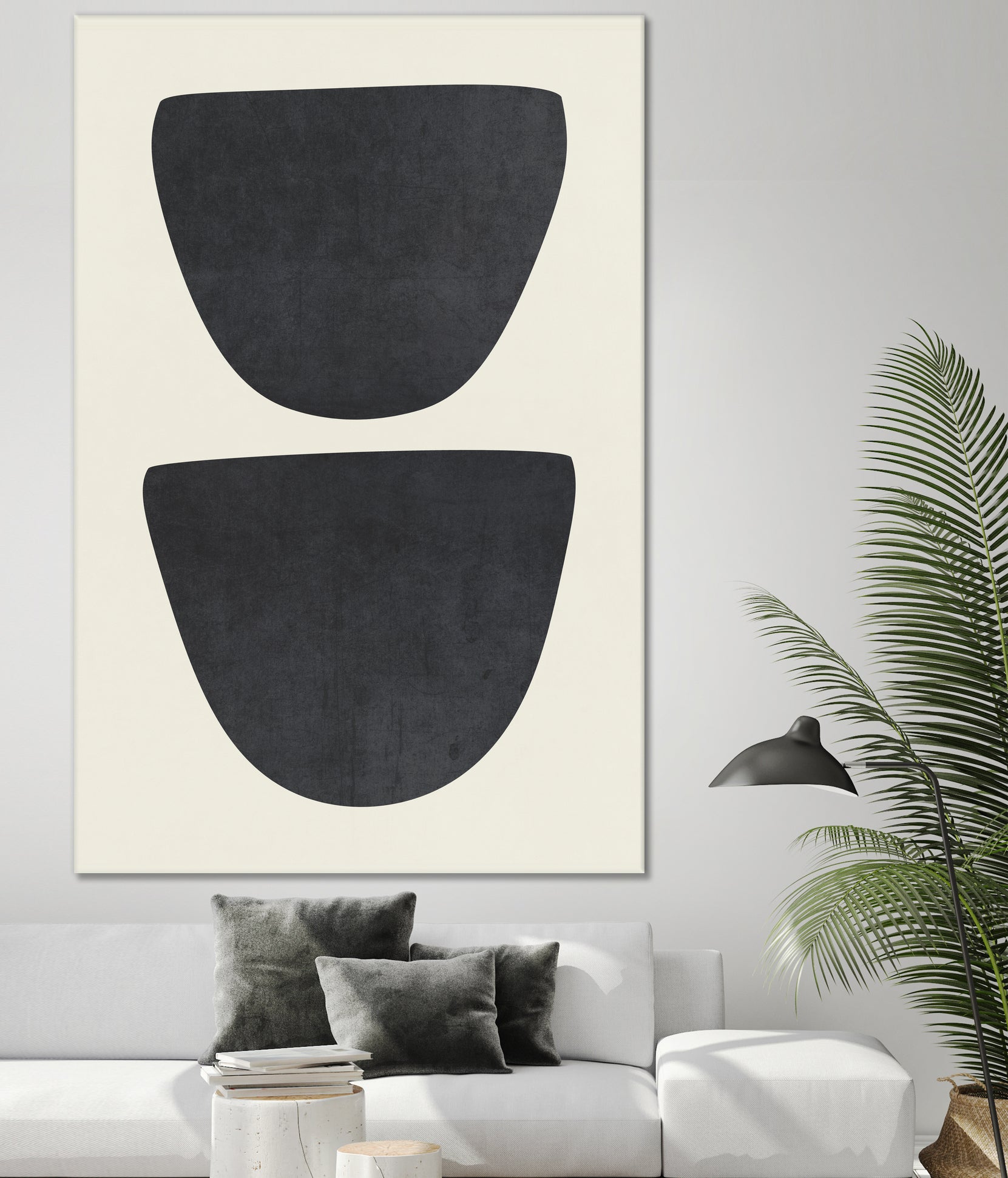 Two by M Studio on GIANT ART - black scandinavian minimalist