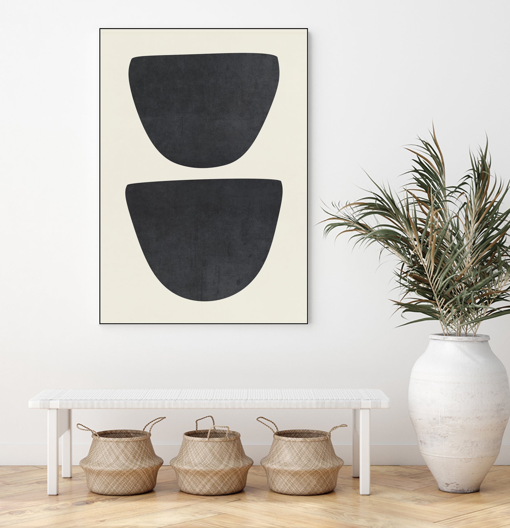 Two by M Studio on GIANT ART - black scandinavian minimalist