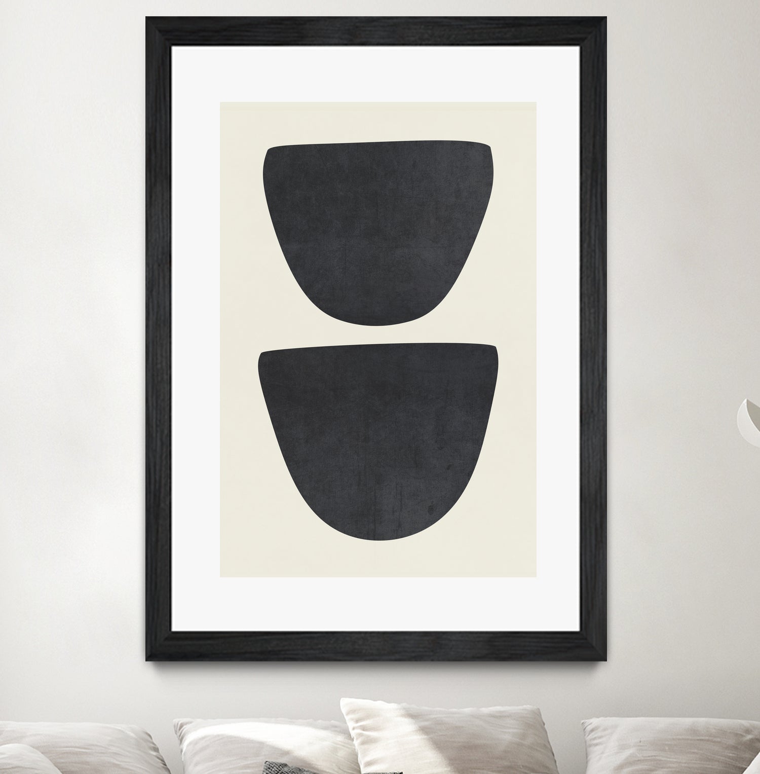 Two by M Studio on GIANT ART - black scandinavian minimalist