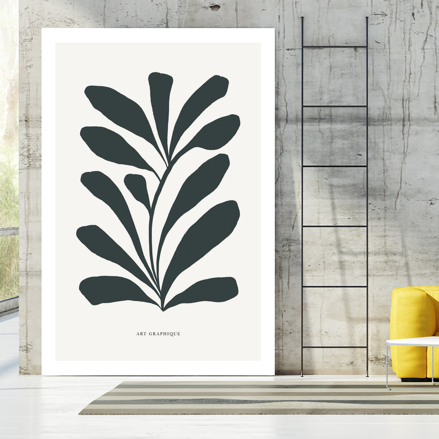 Flowers II by M Studio on GIANT ART - beige scandinavian