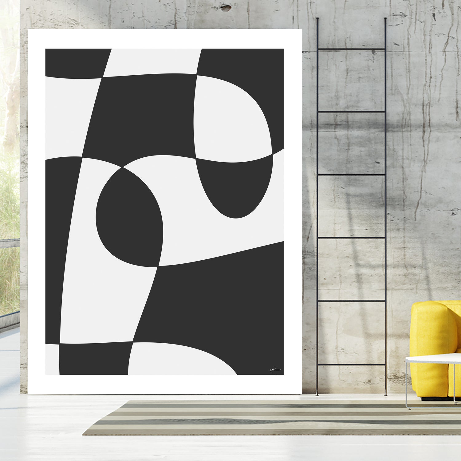 Forms of Art by M Studio on GIANT ART - black