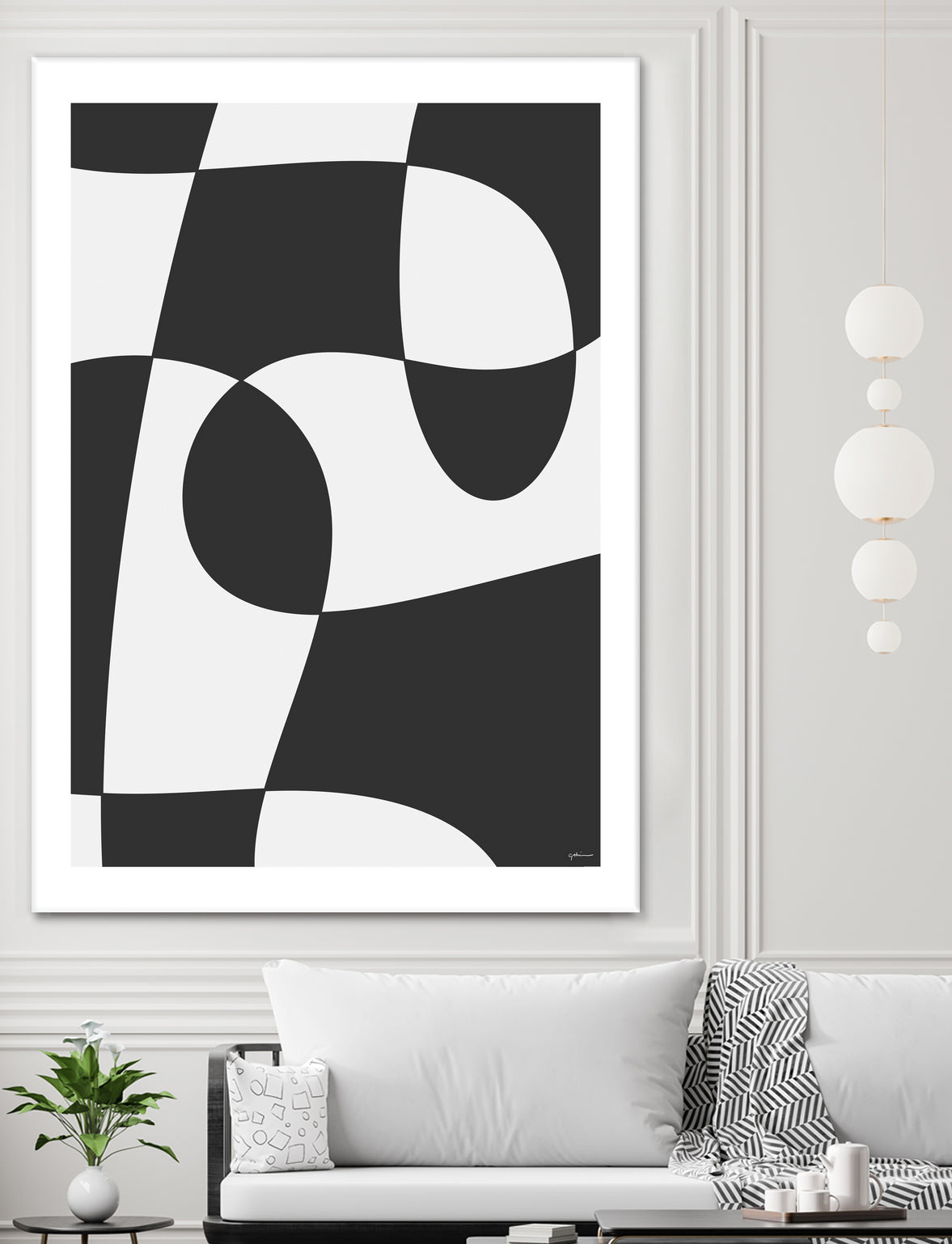 Forms of Art by M Studio on GIANT ART - black