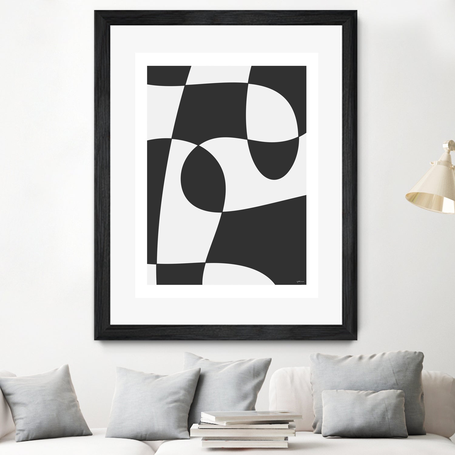 Forms of Art by M Studio on GIANT ART - black