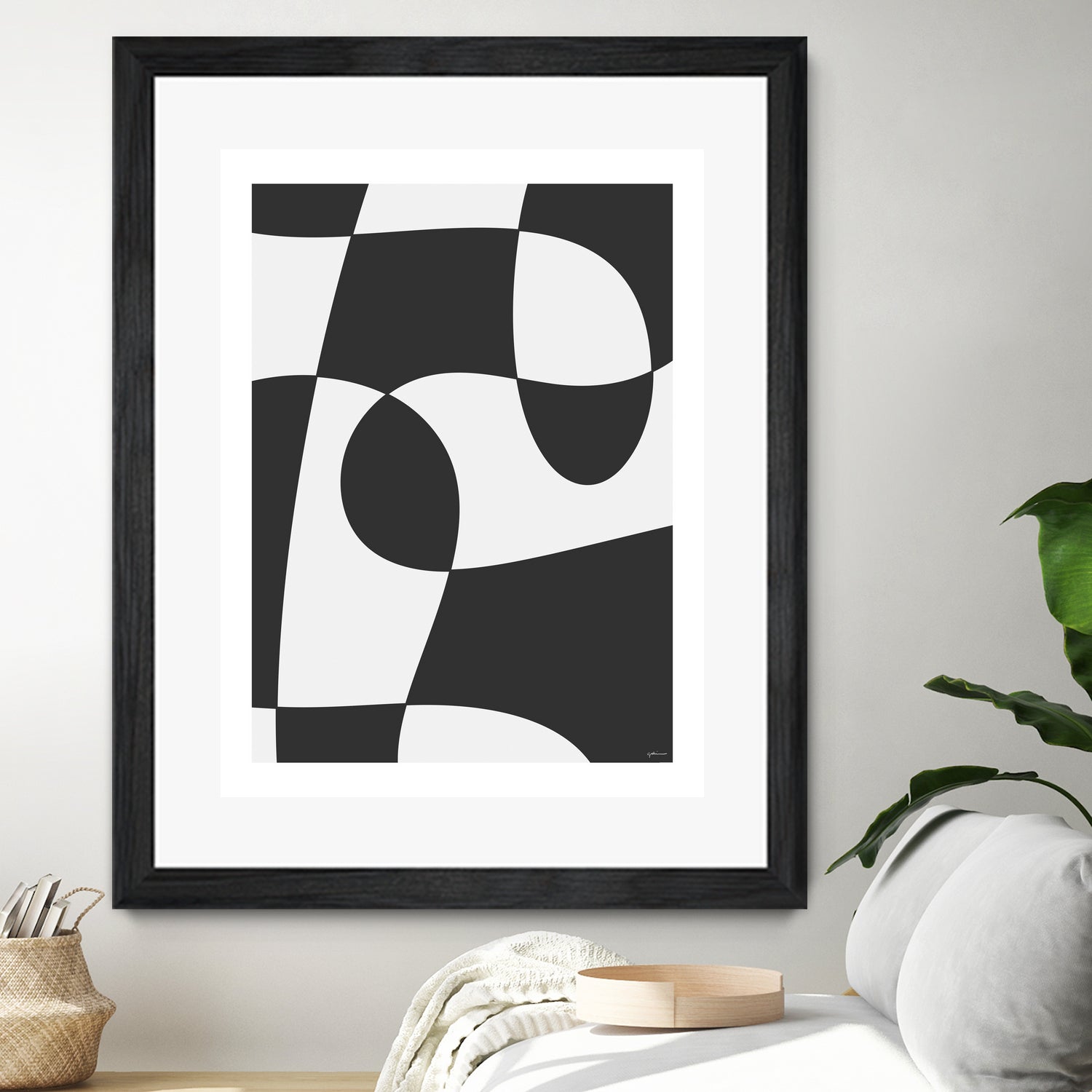 Forms of Art by M Studio on GIANT ART - black