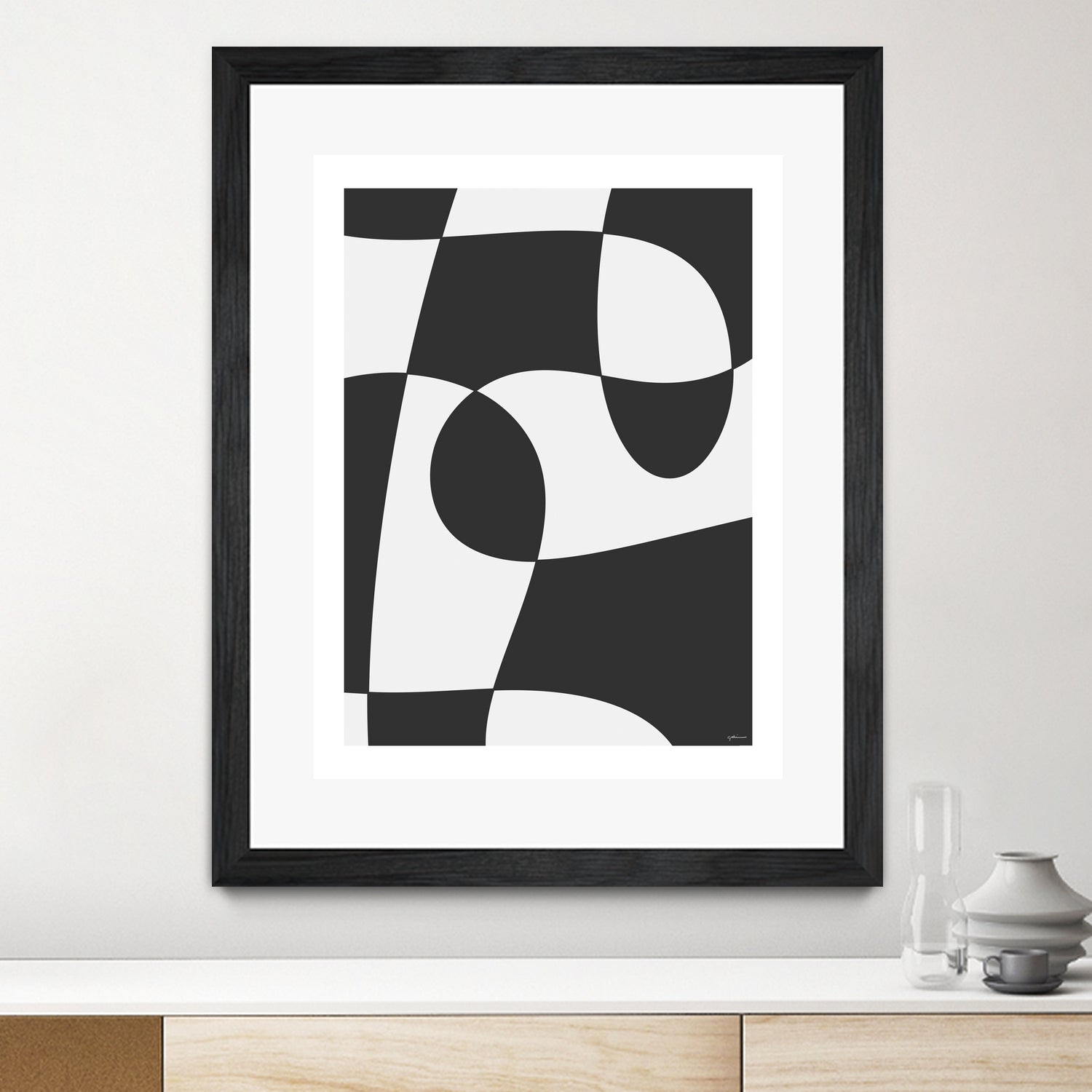 Forms of Art by M Studio on GIANT ART - black