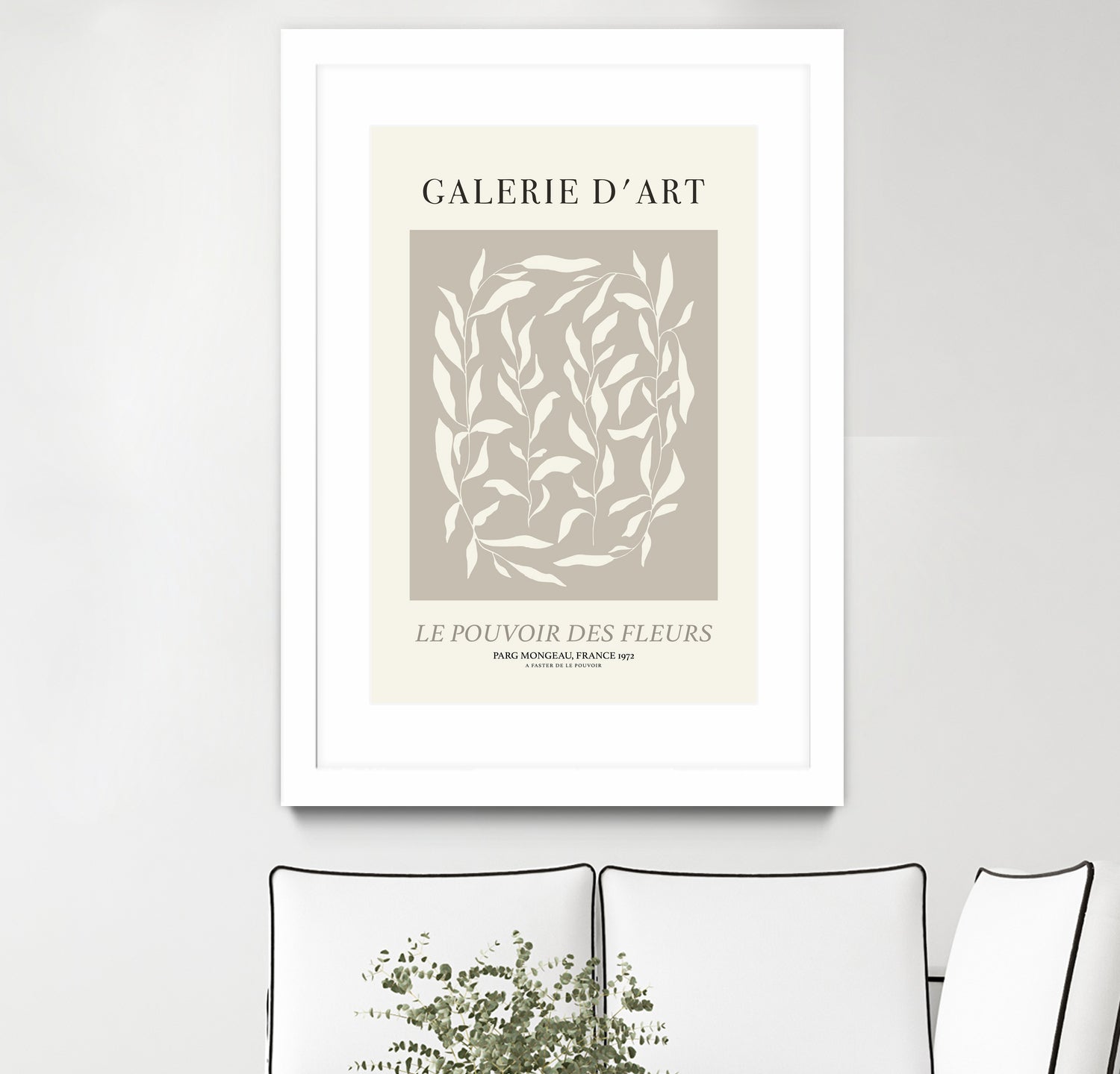 Le pouvoir des fleurs by M Studio on GIANT ART