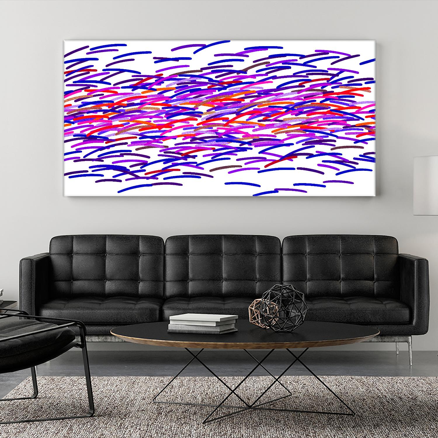 INNER REALITY - rouge by Celine Cimon on GIANT ART - white abstract canadian artist