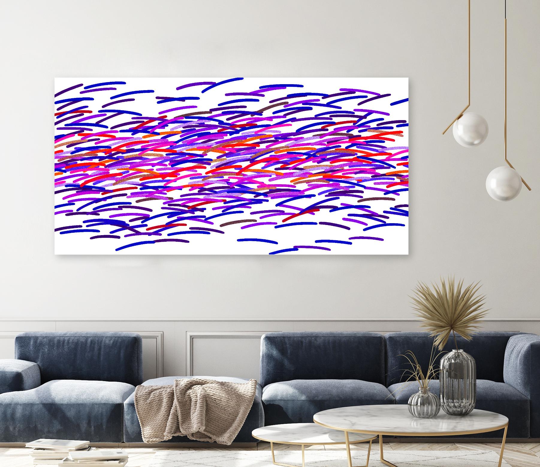 INNER REALITY - rouge by Celine Cimon on GIANT ART - white abstract canadian artist