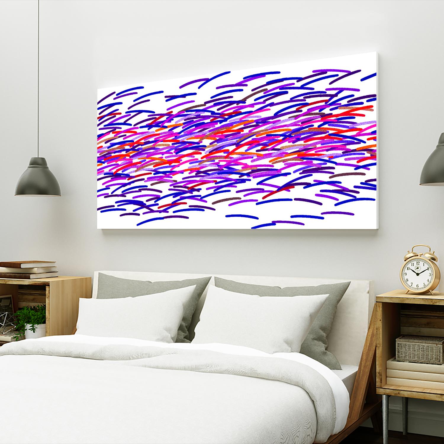 INNER REALITY - rouge by Celine Cimon on GIANT ART - white abstract canadian artist